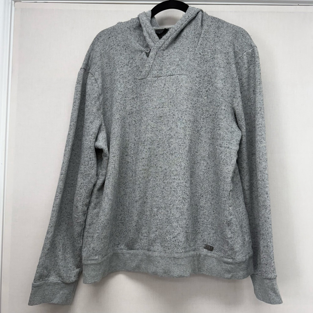 Men's Armani Exchange Grey Speckled Hoodie XL